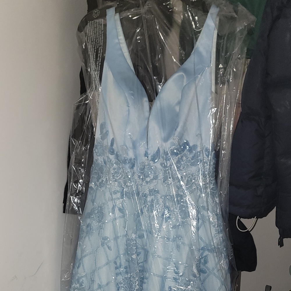 Blue dress